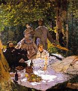 Claude Monet Le dejeuner sur lherbe USA oil painting artist